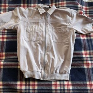 🧿zip up men’s short sleeve